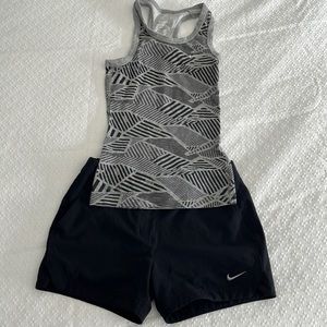 Nike Giles Dry Fit Golf shorts and tank size M